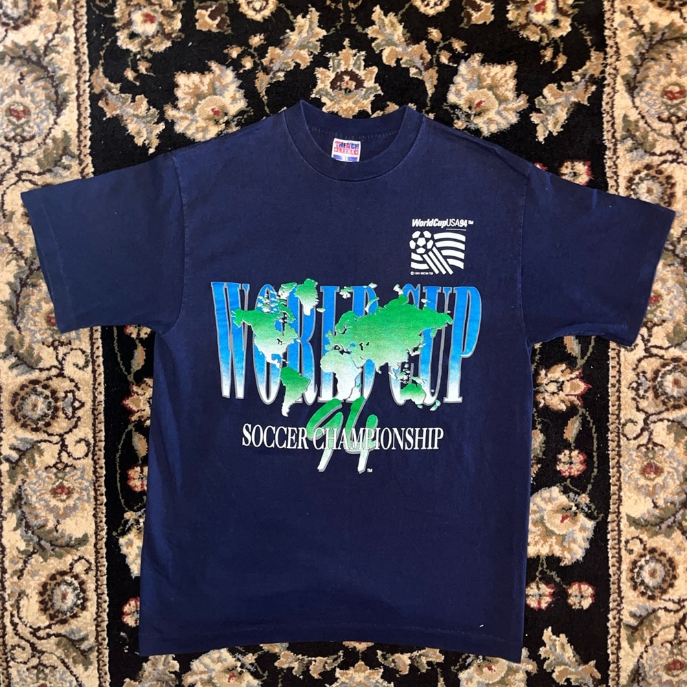 World Cup 1994 Vintage Map Globe Shirt